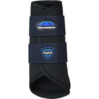 Produktbild von Weatherbeeta Tough-Tec Prime Brushing Boots Gamaschen für Pferde aus Neopren Schwarz Größe S