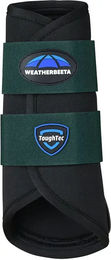 Weatherbeeta Tough-Tec Prime Brushing Boots Gamaschen für Pferde aus Neopren Schwarz Grün Größe M – Bild 1 von 12