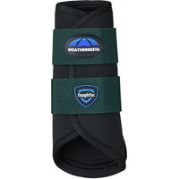 Produktbild von Weatherbeeta Tough-Tec Prime Brushing Boots Gamaschen für Pferde aus Neopren Schwarz Grün Größe M