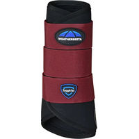 Produktbild von Weatherbeeta Tough-Tec Prime Brushing Boots Gamaschen für Pferde aus Neopren Schwarz Maroon