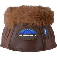 Produktbild von Weatherbeeta Tough-Tec Prime Gamaschen aus Gummi mit Fleece-Fütterung Braun Größe M
