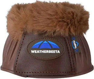 Weatherbeeta Tough-Tec Prime Gamaschen aus Gummi mit Fleece-Fütterung Braun Größe S – Bild 1 von 10