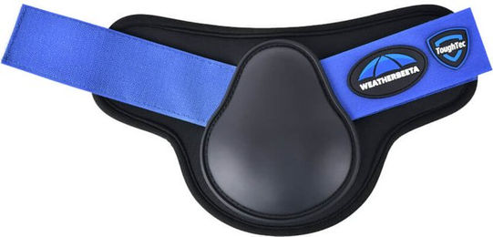 Weatherbeeta Tough-Tec Prime Gamaschen für Pferde aus Neopren in Schwarz und Blau Größe L – Bild 1 von 5