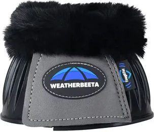 Weatherbeeta Tough-Tec Prime Gummistiefel für Pferde mit Fleece-Fütterung Schwarz-Grau – Bild 1 von 13