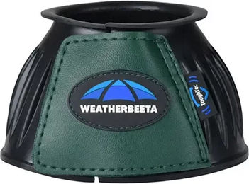 Weatherbeeta Tough-Tec Prime Hufglocken aus Gummi für Pferde in Schwarz oder Grün – Bild 1 von 10