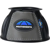 Produktbild von Weatherbeeta Tough-Tec Prime Hufglocken aus Gummi Schwarz Grau Größe S