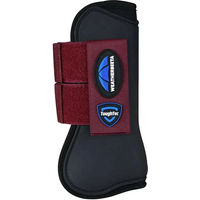 Produktbild von Weatherbeeta Tough-Tec Prime Open Front Boots Gamaschen aus Neopren Schwarz Rot Größe L