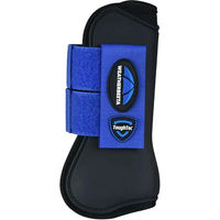 Produktbild von Weatherbeeta Tough-Tec Prime Vorderbeingamaschen aus Neopren in Schwarz und Blau Größe L