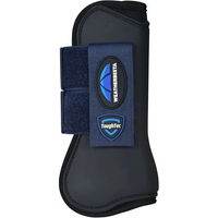 Produktbild von Weatherbeeta Tough-Tec Prime Vorderbeingamaschen und Open Front Boots Schwarz/Navy