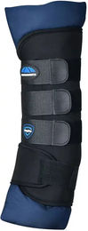 Weatherbeeta Tough-Tec Stallgamaschen aus Neopren Schwarz-Blau Größe S – Bild 1 von 9