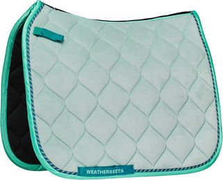 WeatherBeeta Velvet Dressage Saddle Pad Schabracke Blau Größe S/M – Bild 1 von 1