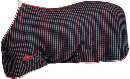 WeatherBeeta Waffelabschwitzdecke Standard Stoff Navy Rot Weiß - 1 Stk. – Bild 1 von 6