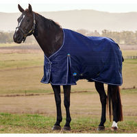 Produktbild von WeatherBeeta Weidedecke Comfitec Prelim Turnout 0g Größe 135 Navy Embossed Plaid
