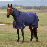 Produktbild von WeatherBeeta Weidedecke Comfitec Prelim Turnout Combo 0g Größe 160 Navy Embossed Plaid