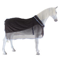 Produktbild von Weatherbeeta Wick Dri II Cooler Combo Pferdedecke aus Fleece in Anthrazit Blau Weiß