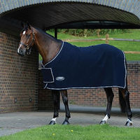 Produktbild von Weatherbeeta Wollschaudecke mit Brusteinsatz Standard Nackendecke Navy Weiß 6ft