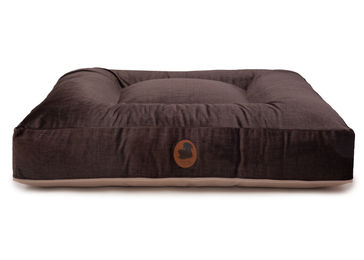 Produktbild von Wechselbezug Pets Friendly 2.0 Hundebett Braun Eckig Größe L 120x100cm aus Viskose