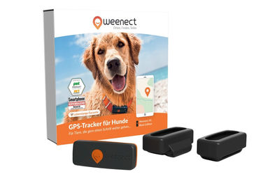 Weenect Mini GPS-Tracker für Hunde und Katzen in Weiß – Bild 1 von 2