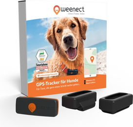 Weenect XS Mini GPS Tracker für Hunde Schwarz Wasserdicht mit Akku – Bild 1 von 4