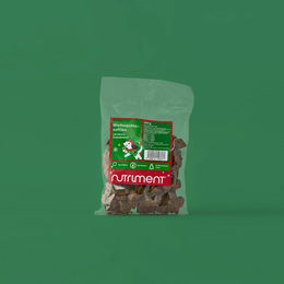Weihnachtssofties Belohnungssnack mit Käse und Preiselbeeren für Senioren, getreidefrei mit hohem Fleischanteil – Bild 1 von 1