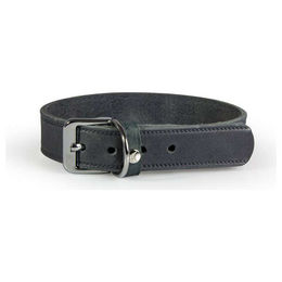 Weinheim Hundehalsband aus Leder in Granite Grau 52 cm – Bild 1 von 1