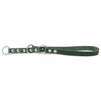 Produktbild von Weinheim Hunting Green Leder Zughalsband Erziehungshalsband Grün 55 cm