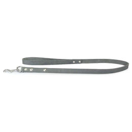 Produktbild von Weinheim Leder Hundeleine Grau 100 cm 22 mm