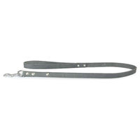 Produktbild von Weinheim Leder Hundeleine Grau 100 cm 22 mm