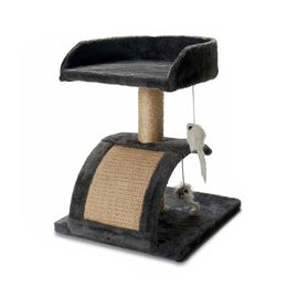 Well Home Kratzbaum für Katzen mit Sisal-Kratzpfosten, Plattform und Höhle, 31 x 12 x 34,5 cm – Bild 1 von 1