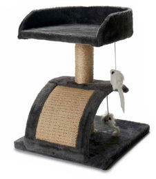 Wellhome Kratzbaum mit Sisal und Höhle 31 x 12 x 34,5 cm – Bild 1 von 1