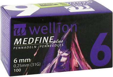 Produktbild von Wellion Medfine plus Pen-Nadeln 6 mm