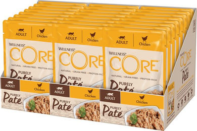 Wellness CORE Cat Adult Purely Paté Huhn Getreidefrei Hypoallergen 24 x 85 g – Bild 1 von 1