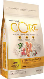 Produktbild von Wellness Core Cat Adult Sterilized Hypoallergen Light Katzenfutter zur Gewichtskontrolle 4 kg - 4 kg