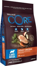 Produktbild von Wellness Core Dog Large Original Hundefutter für große Rassen Adult Getreidefrei und Hypoallergen 2 x 10 kg - 2 x 10 kg