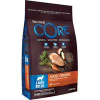Produktbild von Wellness Core Dog Large Original Hundefutter für große Rassen Adult Getreidefrei und Hypoallergen 2 x 10 kg - 2 x 10 kg
