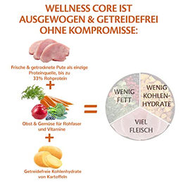 Wellness CORE Low Fat Hundefutter Trocken Truthahn für kleine Rassen Adult 1,5 kg - 1,5 kg – Bild 1 von 4