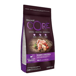 Wellness CORE Puppy Trockenfutter für Welpen kleiner Rassen Huhn und Truthahn getreidefrei hypoallergen 1,5 kg - 1,5 kg – Bild 1 von 6