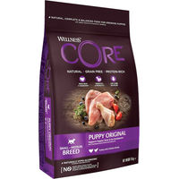 Produktbild von Wellness CORE Puppy Trockenfutter für Welpen kleiner Rassen mit Truthahn und Huhn getreidefrei 10 kg - 10 kg