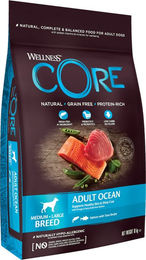 Produktbild von Wellness Core Trockenfutter für Hunde Adult Lachs & Thunfisch Getreidefrei 2 x 10 kg - 2 x 10 kg