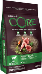 Produktbild von Wellness Core Trockenfutter für Hunde Adult Lamm Getreidefrei Monoprotein 2 x 10 kg - 2 x 10 kg