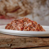 Produktbild von Wellnessmenü gewolft Huhn Pferd Lachs 1000 g Beutel ohne Zucker und künstliche Zusatzstoffe - 1 kg