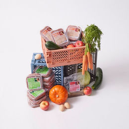Produktbild von Welpenbox Fertigbarf mit Rind, Huhn und Lamm für Welpen