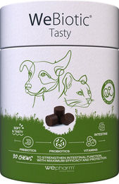 WePharm WeBiotic Tasty Probiotika Leckerli mit Vitaminen zur Unterstützung von Magen-Darm und Immunsystem 30 Stück – Bild 1 von 2