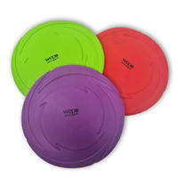 Produktbild von WEPO Hund Frisbee Set aus Naturkautschuk für kleine Hunde Ø 15cm 3er Set Bunt - 3 x 15 cm