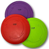 Produktbild von WEPO Hundespielzeug Set aus Naturkautschuk mit 3 Frisbees Ø 18cm für erwachsene Hunde - 3 x 18 cm