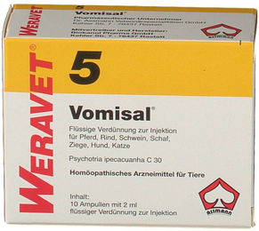 Weravet 5 Vomisal Flüssigkeit zur Unterstützung der Magen-Darm- und Atemwege – Bild 1 von 3