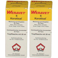 Produktbild von Weravet Keratisal 6 Liquid zur Immunstärkung 40 ml