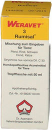 Weravet Rumisal 3 Liquid zur Unterstützung von Magen-Darm, Leber und Verdauung 50 ml – Bild 1 von 2