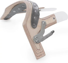 Produktbild von Werner Christ Armbrustbogen Platte für Pferde aus Wolle in Beige Natur XL