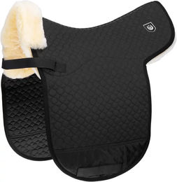 Werner Christ Champ D Dressur-Satteldecke aus Lammfell für Warmblut in Schwarz – Bild 1 von 10